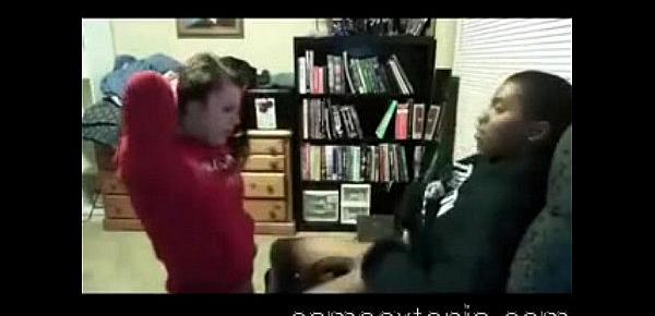  White Girl Sucks and Fucks Her Black Boyfriend After School - more videos on cam